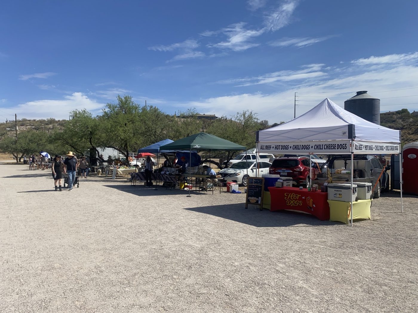 Desert Grub Co. stand at an open-air market